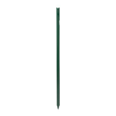 Poteau en T en acier coloris vert H.1 m