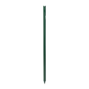 Poteau en T en acier coloris vert H.1 m