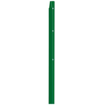Poteau forme T en acier vert H.225 cm