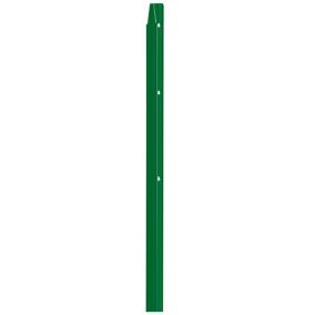 Poteau forme T en acier vert H.225 cm