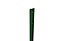 Poteau Grillage - Profilé en T - Coloris vert - l.30 mm x P.30 mm x H.0,75 m