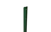 Poteau Grillage - Profilé en T - Coloris vert - l.30 mm x P.30 mm x H.1,45 m