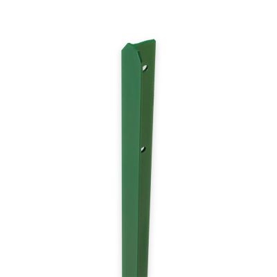 Poteau Grillage - Profilé en T - Coloris vert - l.30 mm x P.30 mm x H.1 m