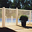 Poteau intermédiaire barrière de sécurité pour piscine