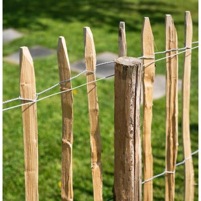 Poteau noisetier pour clôture ganivelle H 1m20