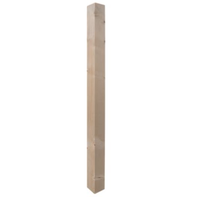 Poteau pour balustrade Vallarta en bois brut sapin