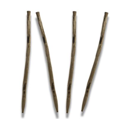 Poteaux noisetier pour clôture ganivelle H 1m50 lot de 4