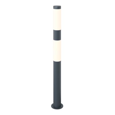 Potelet Callisto taille M LED intégrée 1600lm 25W IP44 GoodHome gris anthracite