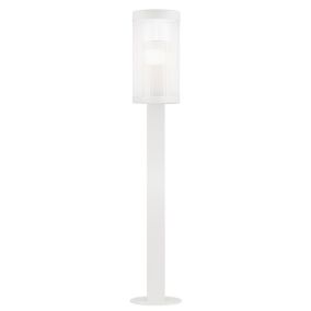 Potelet COUPAR, Aluminium, Couleur Blanc, E27, H.80, IP54 / NORDLUX Extérieur