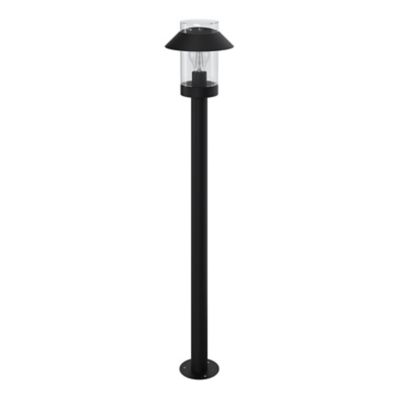 Potelet d'extérieur Caprera taille M noir E27 25W IP44 GoodHome