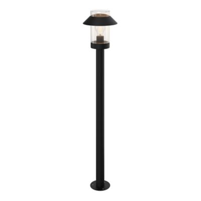 Potelet d'extérieur Caprera taille M noir E27 25W IP44 GoodHome