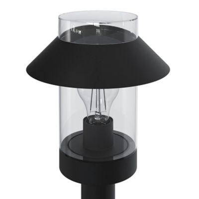 Potelet d'extérieur Caprera taille M noir E27 25W IP44 GoodHome