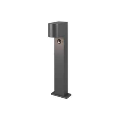 Potelet extérieur GU10 max 35W IP44 fonte d'aluminium anthracite - Trio - Roya