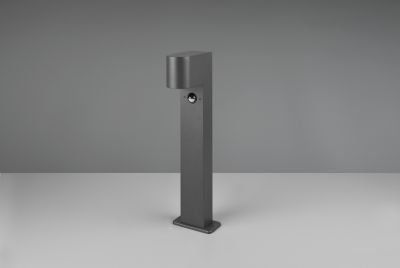 Potelet extérieur GU10 max 35W IP44 fonte d'aluminium anthracite - Trio - Roya