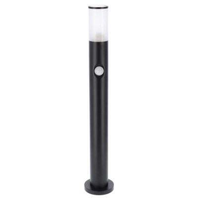 Potelet extérieur TULIS OV 60cm avec détecteur de mouvement GU10 noir IP54 EDO