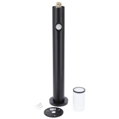 Potelet extérieur TULIS OV 60cm avec détecteur de mouvement GU10 noir IP54 EDO