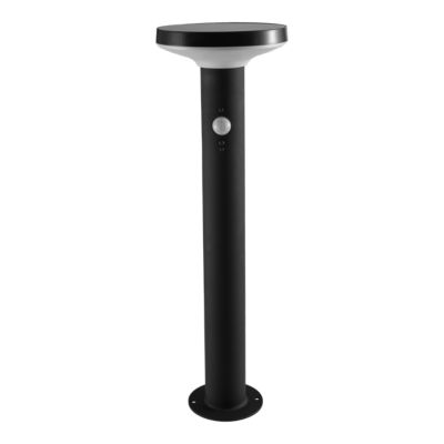 Potelet extérieur solaire LED intégrée Cowhorn noir 650 lm IP44 GoodHome