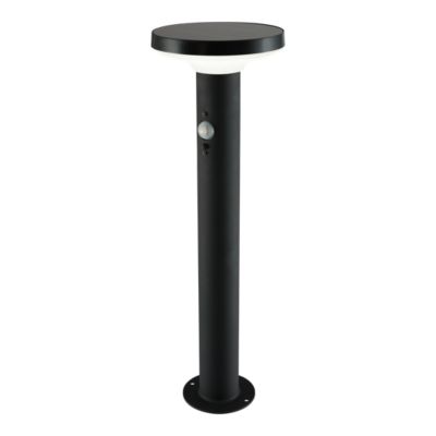 Potelet extérieur solaire LED intégrée Cowhorn noir 650 lm IP44 GoodHome