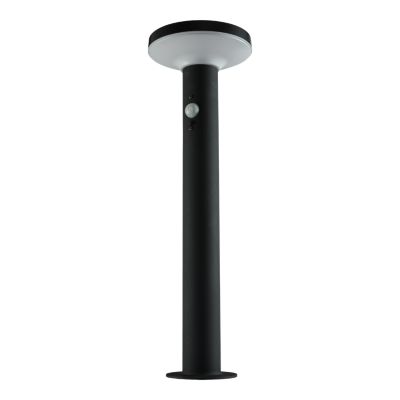 Potelet extérieur solaire LED intégrée Cowhorn noir 650 lm IP44 GoodHome