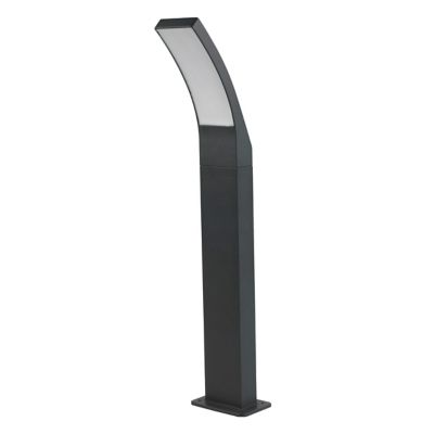 Potelet Gambell LED intégrée 800lm 8.5W IP44 GoodHome gris anthracite