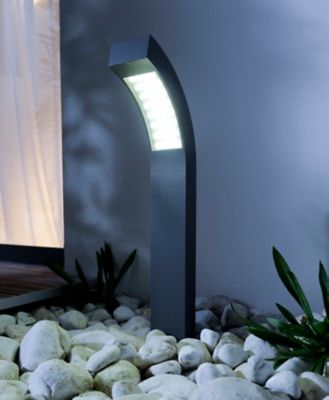 Potelet Gambell LED intégrée 800lm 8.5W IP44 GoodHome gris anthracite