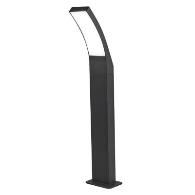 Potelet Gambell LED intégrée 800lm 8.5W IP44 GoodHome gris anthracite
