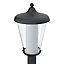 Potelet Haro LED intégrée 1000lm 11W IP44 GoodHome gris anthracite