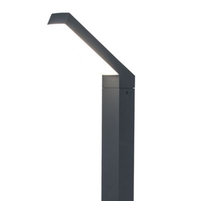 Potelet Kalari LED intégrée 1200lm 23W IP54 GoodHome gris anthracite