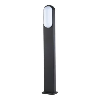 Potelet LED intégrée Bredene 800lm 14W blanc neutre l.11,9 x H.90 x P.14 cm