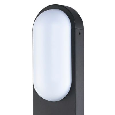 Potelet LED intégrée Bredene 800lm 14W blanc neutre l.11,9 x H.90 x P.14 cm