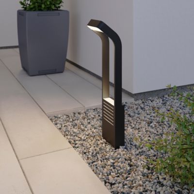 Potelet Majorca LED intégrée 650lm 23W IP44 GoodHome noir
