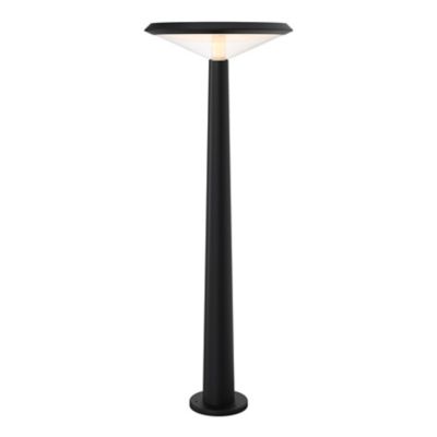 Potelet Ortano LED intégrée 1100lm 20W IP44 GoodHome noir