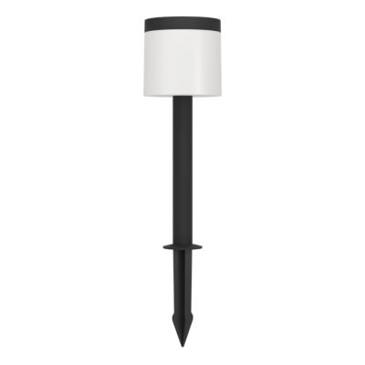 Potelet solaire à détecteur de mouvement à piquer LED intégrée Pantete noir IP44