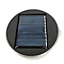 Potelet solaire à détection LED intégrée Kiana 50lm 0.58W IP44 GoodHome chrome