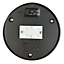 Potelet solaire à détection LED intégrée Kiana 50lm 0.58W IP44 GoodHome chrome