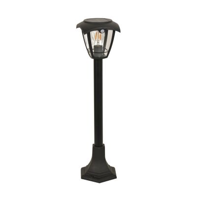 Potelet solaire extérieur avec détecteur de mouvement noir H.112 cm IP44 Little Garden Selena