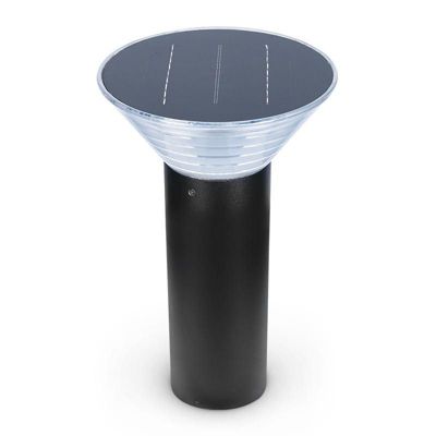 Potelet Solaire LED Extérieur 4W 4000K 380mm Noir IP65