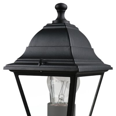 Potelet Varennes E27 60W IP44 15 x 17 cm noir
