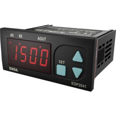 Potentiomètre numérique Enda EDP2041-SM, afficheur 4 digits, sorties 0-10 V/0-20 mA/4-20 mA, alimentation 10-30 V DC / 8-24 V AC