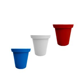 Pots de fleurs rond xxl delight 420l  france 2024-lot de 3