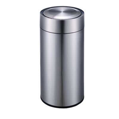 Poubelle Rétro SWAN 45L – Ouverture Automatique Par Capteur, Métal Brillant
