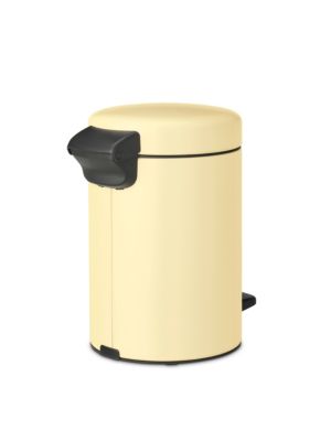 Poubelle à pédale 3 litres jaune, Brabantia New Icon