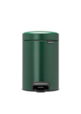 Poubelle à pédale 3 litres vert sapin, Brabantia New Icon