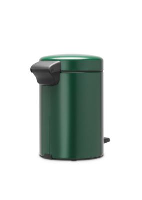 Poubelle à pédale 3 litres vert sapin, Brabantia New Icon