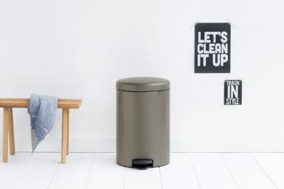 Poubelle à pédale Brabantia NewIcon 20 L métal