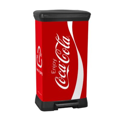 Poubelle à pédale Coca Cola 50L