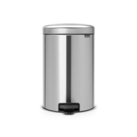 Poubelle à pédale coloris argenté Brabantia NewIcon 20 L