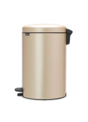 Poubelle à pédale coloris doré Brabantia NewIcon 20 L