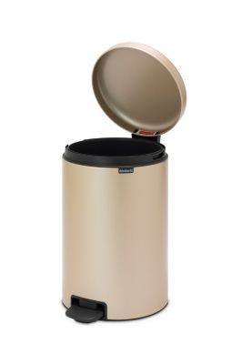 Poubelle à pédale coloris doré Brabantia NewIcon 20 L