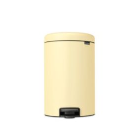 Poubelle à pédale coloris jaune Brabantia NewIcon 20 L